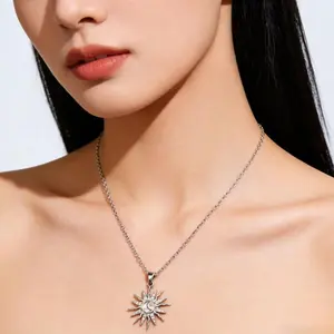 Women'S Bohemian Vintage Ethnic Style Necklace Featuring Star, Sun, And Moon Pendants, Adjustable for Everyday Wear Or Holidays, Perfect As a Gift for Festivals. summerwins