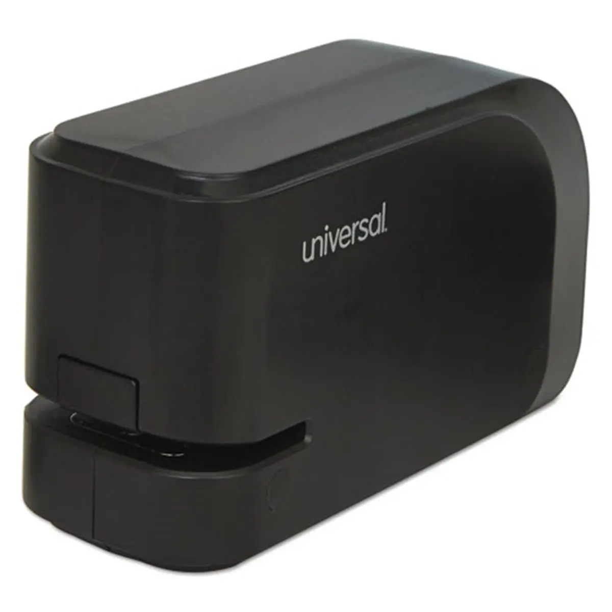 Swingline 35440 Universal Office Electric Half-Strip Stapler - Black, 1/2" Throat Depth, Paper Sheet Capacity, Dependable Operation, Plastic/Metal Construction, Front Loads 1/4" Chisel Point Staples, Staple Channel Release, Battery/AA-Powered & AC Adapter