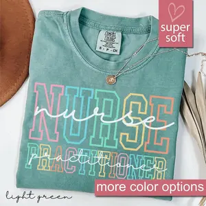 Comfort Colors® Nurse Practitioner Shirt, New NP Shirts, Nursing School Graduation Gift