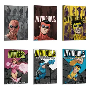 Invincible Comic Character Canvas Print, Superhero Style Wall Art, Mark Grayson Inspired Poster, Decor for Bedroom, Dorm, Teen Boys Room, Game Room, Living Room, Office