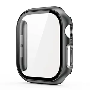 Smart Watch Protective Case with Tempered Film, Full Coverage Anti-drop Case, Wearable Accessories Compatible with Apple Watch S10