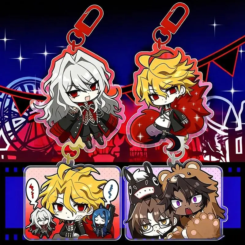Limbus Company Canto 7 Acrylic Keychain – Don Quixote, Sancho, Heathcliff, Gregor