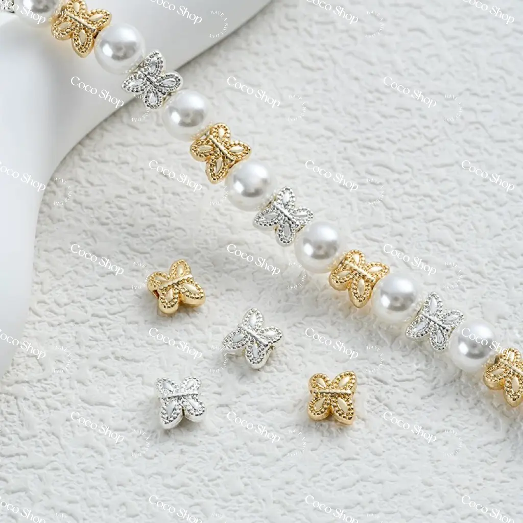 Sliver Butterfly  Spacer