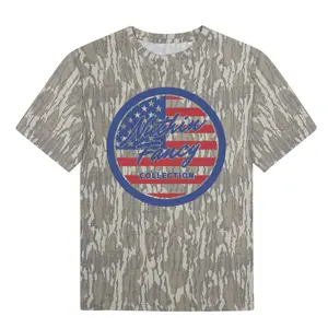 Nuthin fancy Mossy Oak Camo T-Shirt, Americana Mossy Oak Tee Unique Gifts For Husband , Vintage Bottomland T Shirt