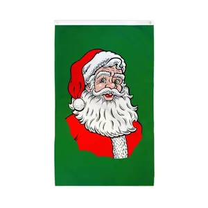 Santa Claus Flag 3x5ft Poly
