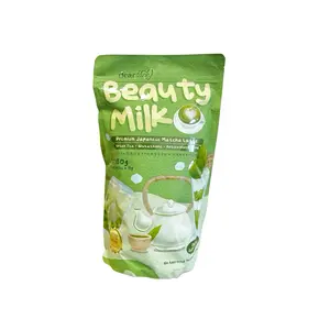 Dear Face Beauty Milk Premium Japanese Matcha Latte 10 Sachets - Glutathione & Collagen  Supplement