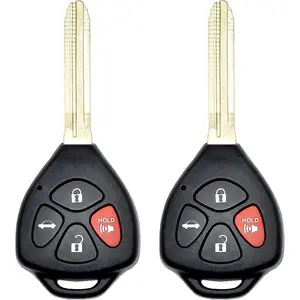Key Fob Replacement for 2007-2011 Toyota Camry Car Keyless Entry Remote Control, HYQ12BBY, 4 Buttons, 2Pcs