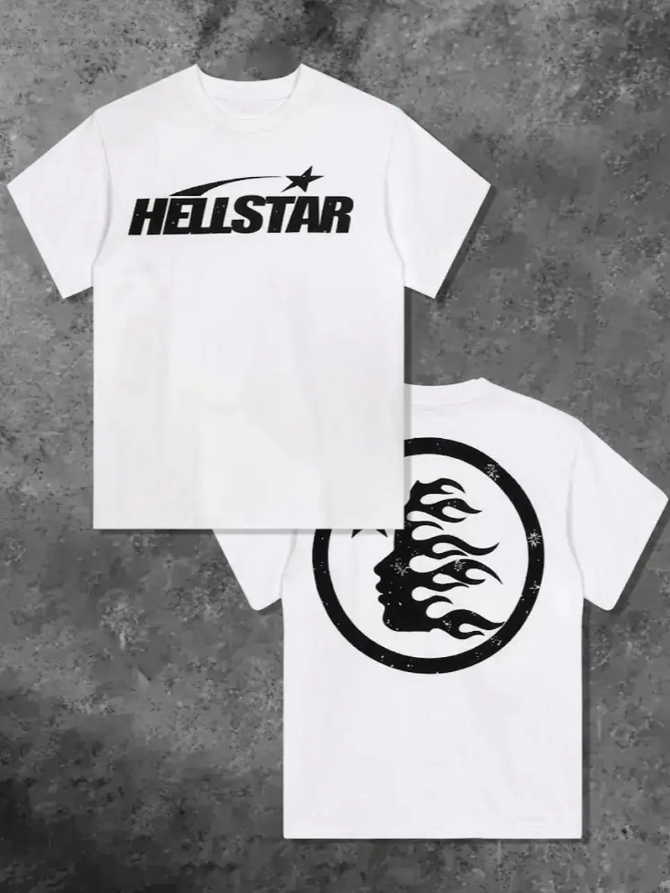 Men's Edgy Flame Graphic Gildan Short-Sleeve Tshirt - Casual Vibe Urban Aesthetic Streetwear Top, Cargo-Inspired Design