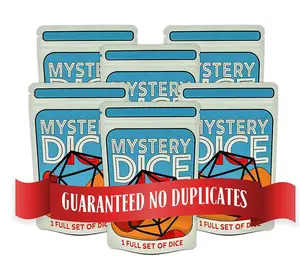 6-Pack 1985 Games Dice Sets | Collectible 7-Piece RPG Dice with Enamel Pins & Stickers – Limited Halloween Edition for D&D, Pathfinder, MTG & Tabletop Role-Playing Games