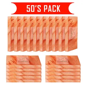 Bulk Himalayan Pink Salt Tiles Pack of 50 - Pink Salt Tiles for Wall
