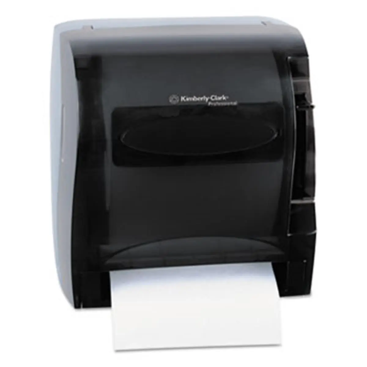 In-Sight Lev-R-Matic Plastic Wall-Mounted Roll Towel Dispenser - Smoke Finish, Plastic Molding Holders & Dispensers, Roll Holders & Dispensers