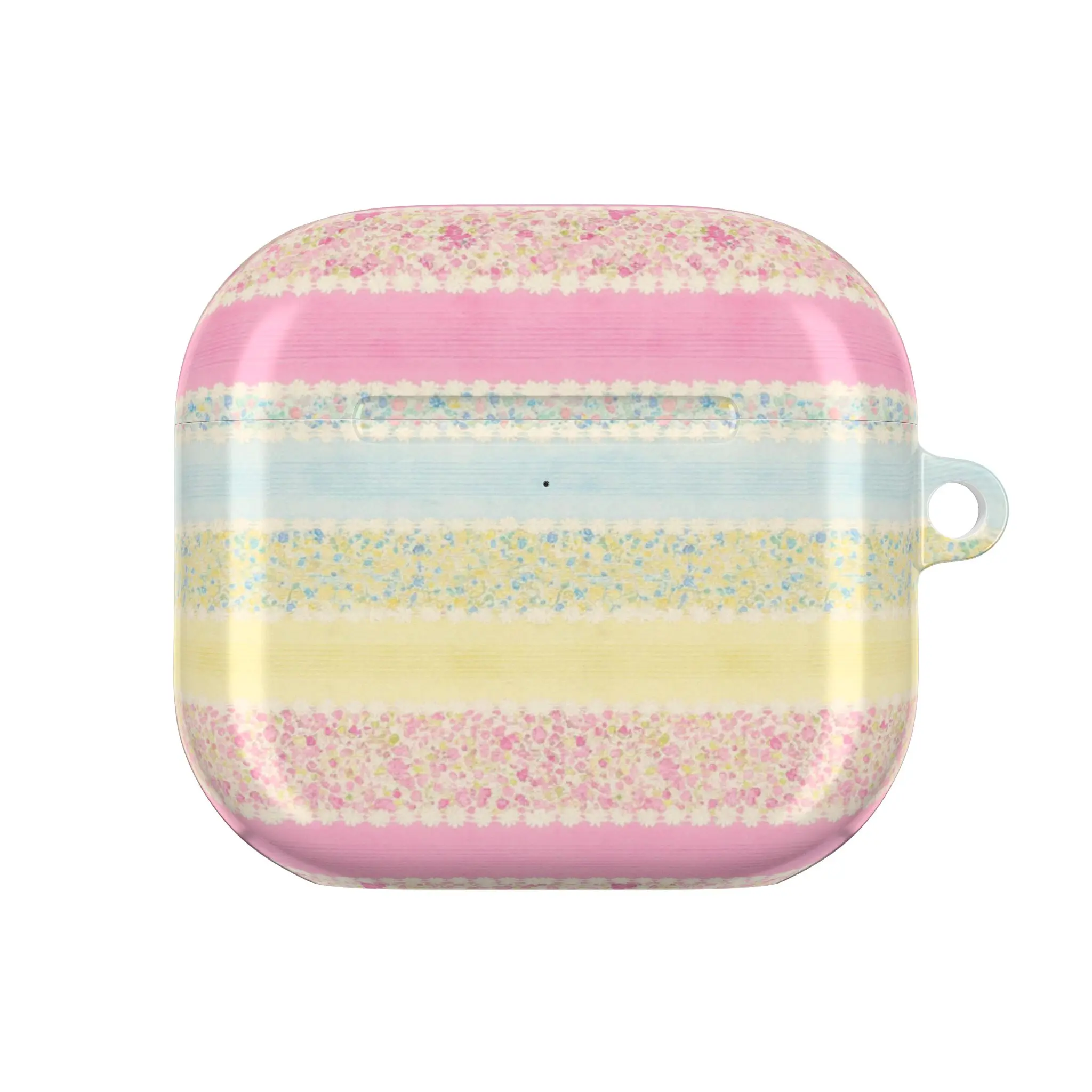 Floral Pastel AirPods Case for AirPods 1 2 3 4, AirPods Pro 1 2 3, Cute Coquette Cottagecore Aesthetic Earbuds Cover, Vintage Flower Protective Case