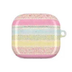 Floral Pastel AirPods Case for AirPods 1 2 3 4, AirPods Pro 1 2 3, Cute Coquette Cottagecore Aesthetic Earbuds Cover, Vintage Flower Protective Case