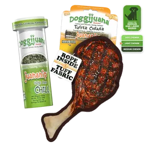 Tuffer Chewer Doggi Duo Bundle - Tomahawk Steak & Juananip