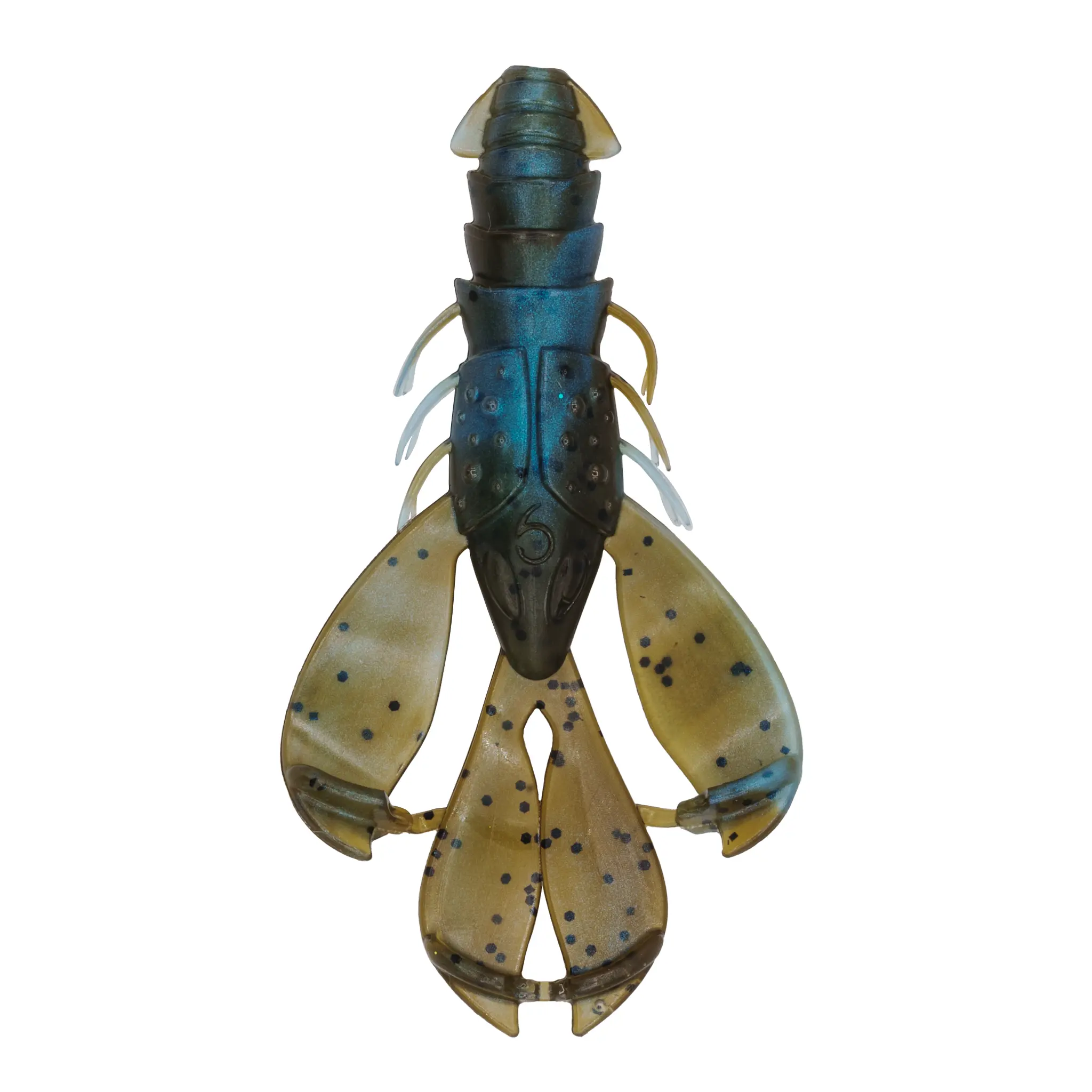 Green Pumpkin Blue Swirl