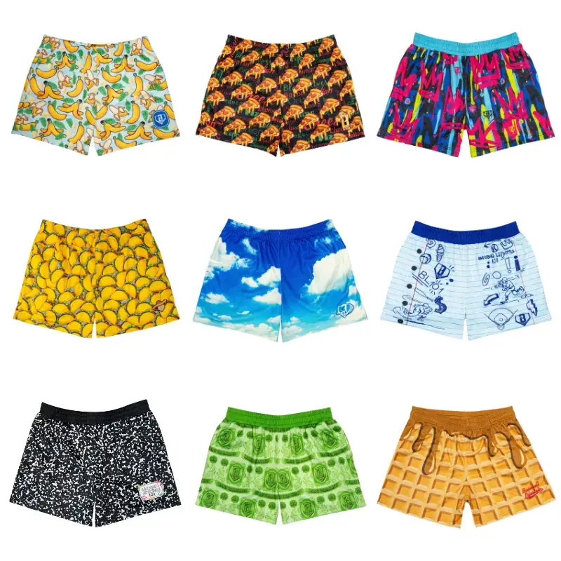 Baseball-101 Athletic Mesh Shorts Breathable Sports Shorts for Kids, Teens & Adults
