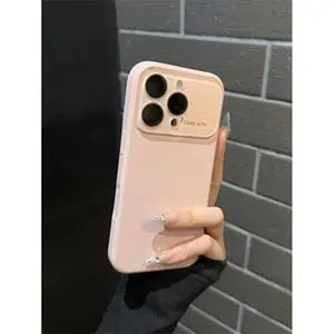 Large window mobile phone cases with lens film,  for Apple 17promax mobile phone case, new 16 15 14 13 12 pro max anti-drop all-inclusive protective case, imitation liquid mobile phone case.