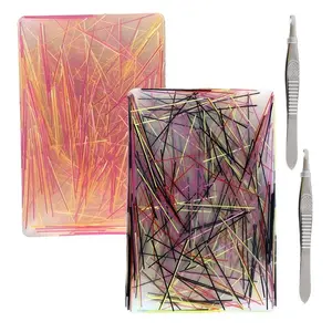 Silicone Skin Picking Fidget Pad with 1 Tweezer, Ideal for Trichotillomania & Adhd Relief, Durable Design for Daily Use