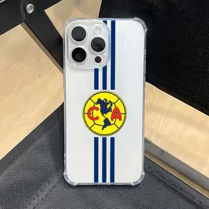 Fashion Football Club A-Americas FC Phone Case Suitable for iPhone 17 16e 16 15 14 13 12 11 Mini Pro Max Air X XR XSMAX 8 7 Plus Anti Fall Transparent Soft Back Cover