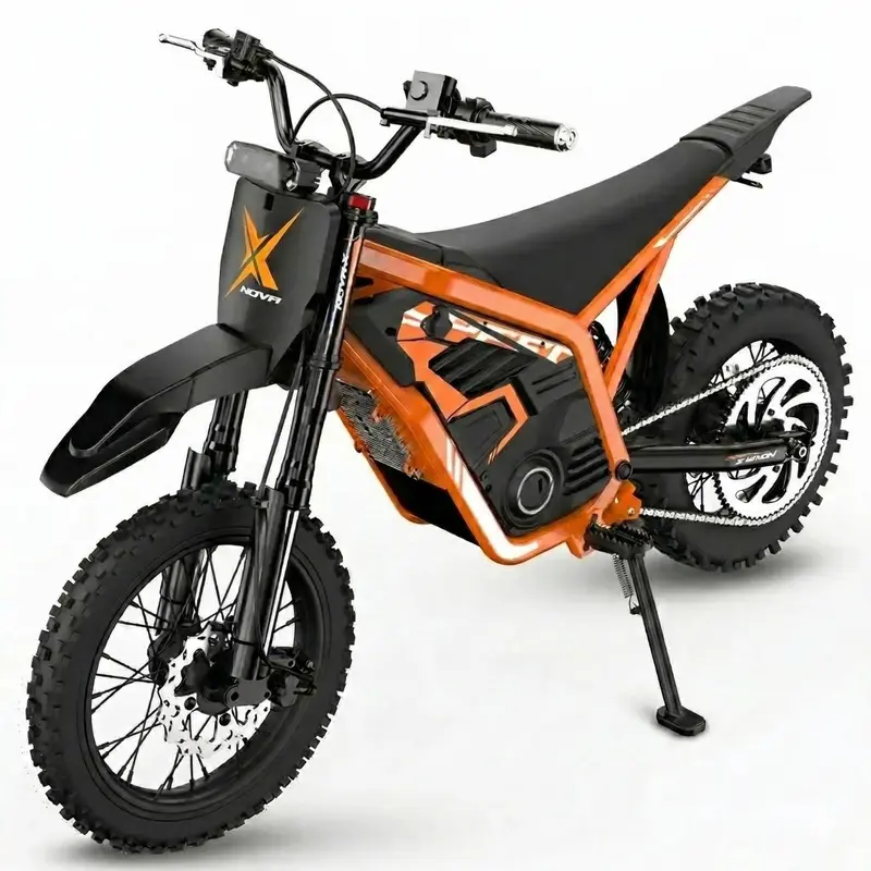 ESKUTE Nova X Electric Bike for Adults, Mid-Drive Motor, Full Suspension, 48V 22.8Ah Removable Battery, Up to 53 Miles Range, Christmas Gift