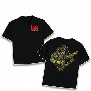 Heckler & Koch HK, Lead From The Front, Tactical Skeleton, NVG, HK416, Military T-Shirt, Gun Enthusiast Gift, 2A, Patriotic, Graphic Tee, AmmoGear Shop, Men's Tee Unisex