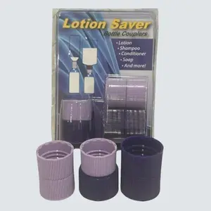Lotion Saver Bottle Coupler Transfer Device for Efficient and Mess-Free Transfer of Beauty Products and Food - BPA Free, Dishwasher Safe - Utensils