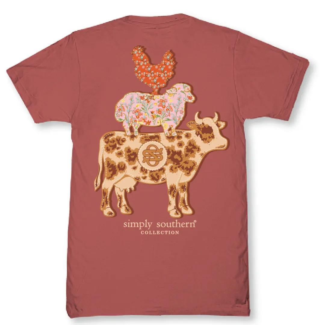 Simply Southern Ladies Farm Maple T-Shirt SS-FARM-MAPLE