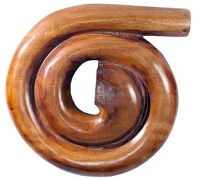 Terre Didgeridoo, Didghorn Mahagoni, spiral 12" diameter