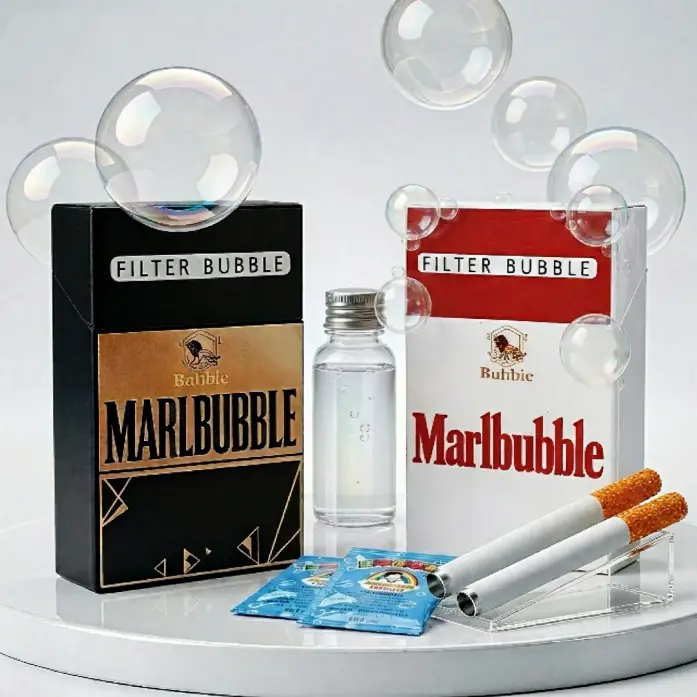 Bubble Cigarette Stress Relief Toy Fake Cigarette Mini Bubble Blower Bubble Sticks Relaxation Birthday Christmas Party Gift for Men Women #DealsForYouDays