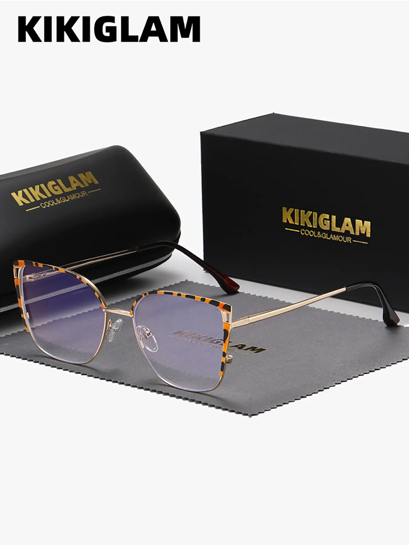 1 piece Kikiglam Unisex Butterfly Full Frame Glasses Handcrafted frames with soulful warmth