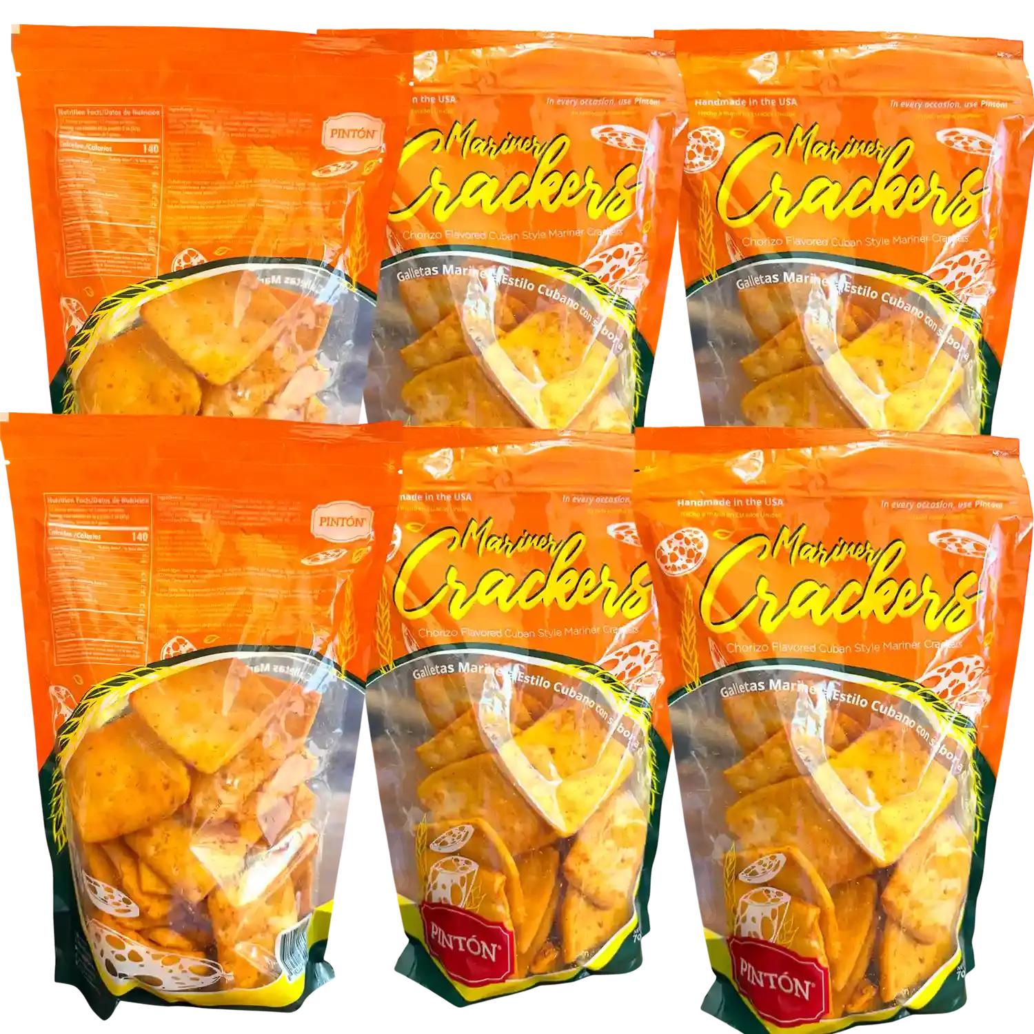 Pintón® Mariner Crackers – Chorizo Flavored | 7 oz Pintón® Mariner Crackers – Chorizo Flavored | 7 oz