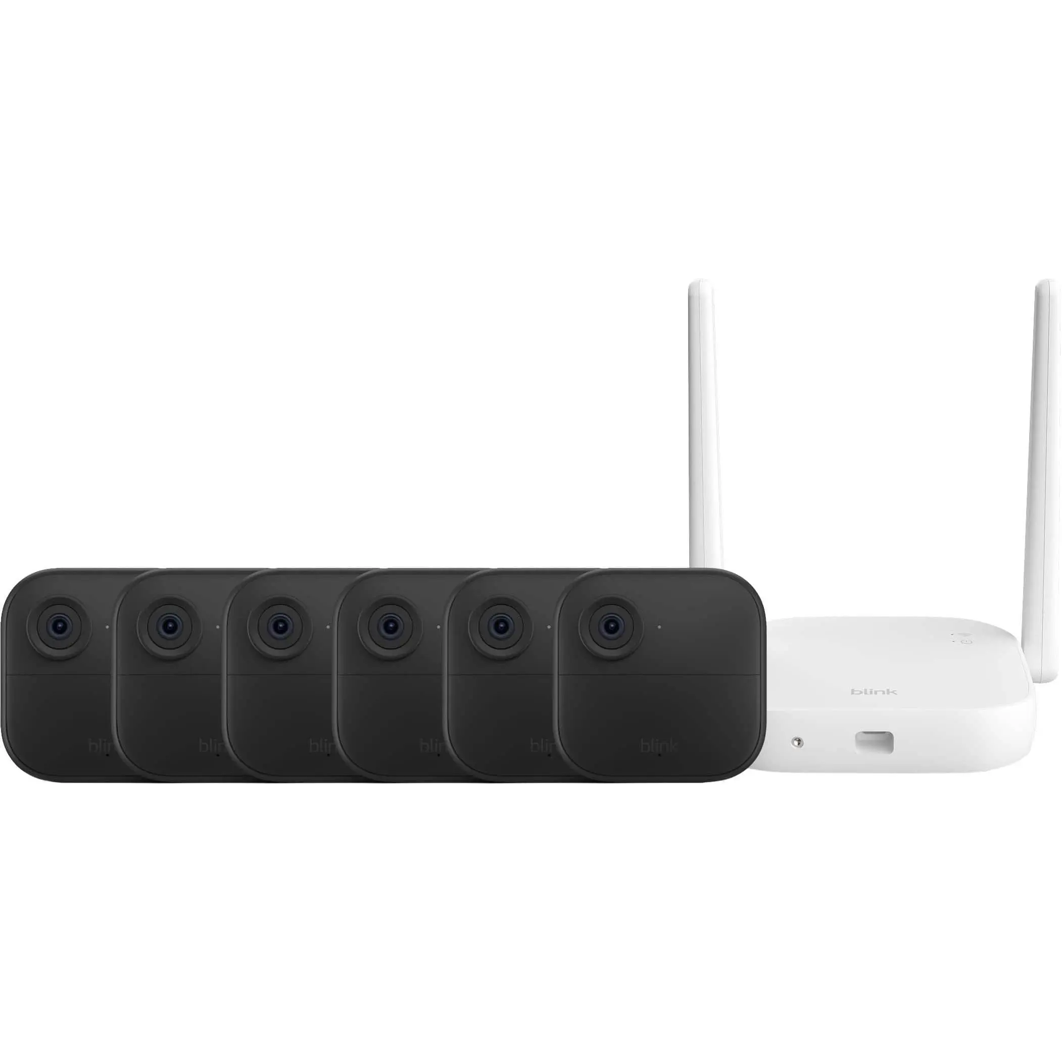 Blink - Outdoor XR - Extended Range Battery-Powered Outdoor 4 Camera with 10x security coverage - 6 camera system - Black