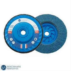 4-1/2" x 5/8"-11 T27 Zirconia High Density Trimmable Flap Disc - 1 Piece