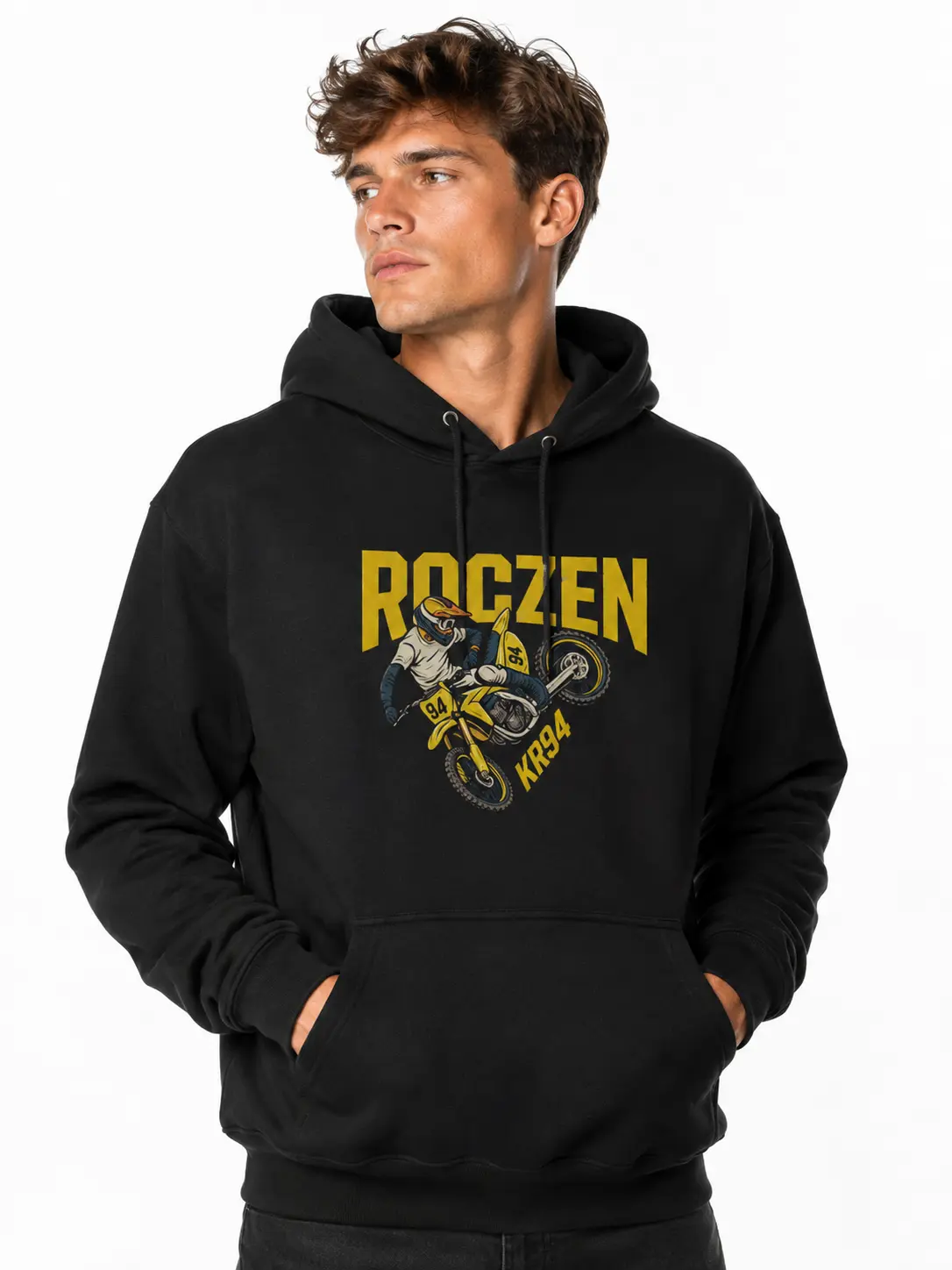 Ken Roczen Hoodie, Dirt Bike Racing Long Sleeve Hoodie, Supercross Apparel for Fans