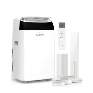 Garvee 14000 BTU Portable Air Conditioner with Follow Me Function, 3-in-1 AC Includes Remote & Full Window Kit, Cools Areas Up to 750 Sq. Ft, 115V