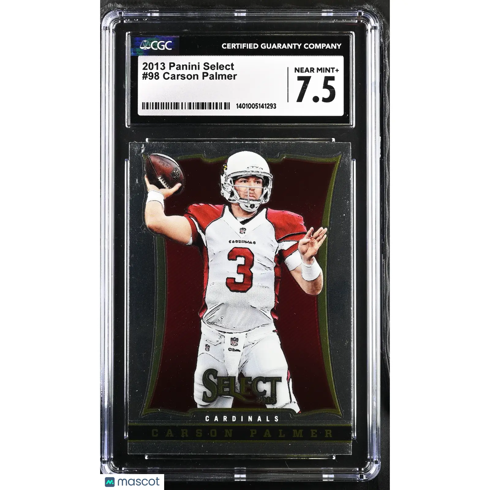 Carson Palmer CGC 2013 Select #98 Football 7.5