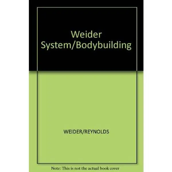 USED Book - The Weider System of Bodybuilding by Joe Weider (Hardcover) - english