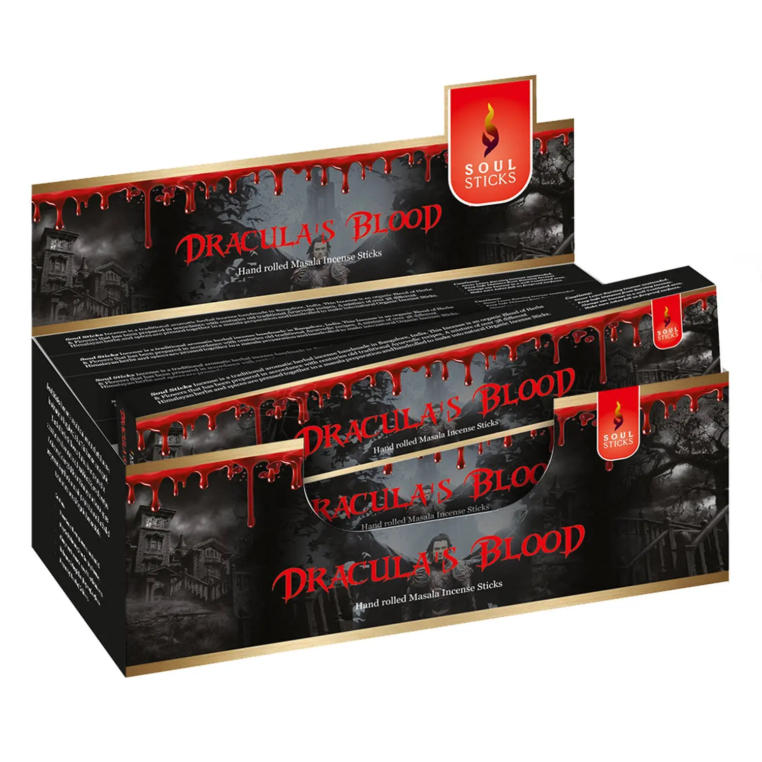 Dracula's Blood Masala Incense Sticks – Soul Sticks Home Fragrance