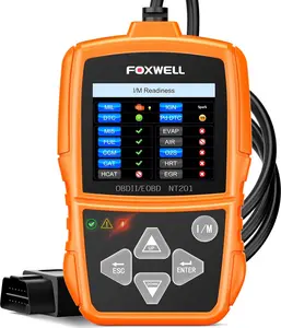 FOXWELL NT201 OBD2 Scanner Code Reader for Cars and Trucks -Read and Clear Fault Codes,  Reset Check Engine Light, Live Data Diagnostic Tool for All Cars Since 1996
