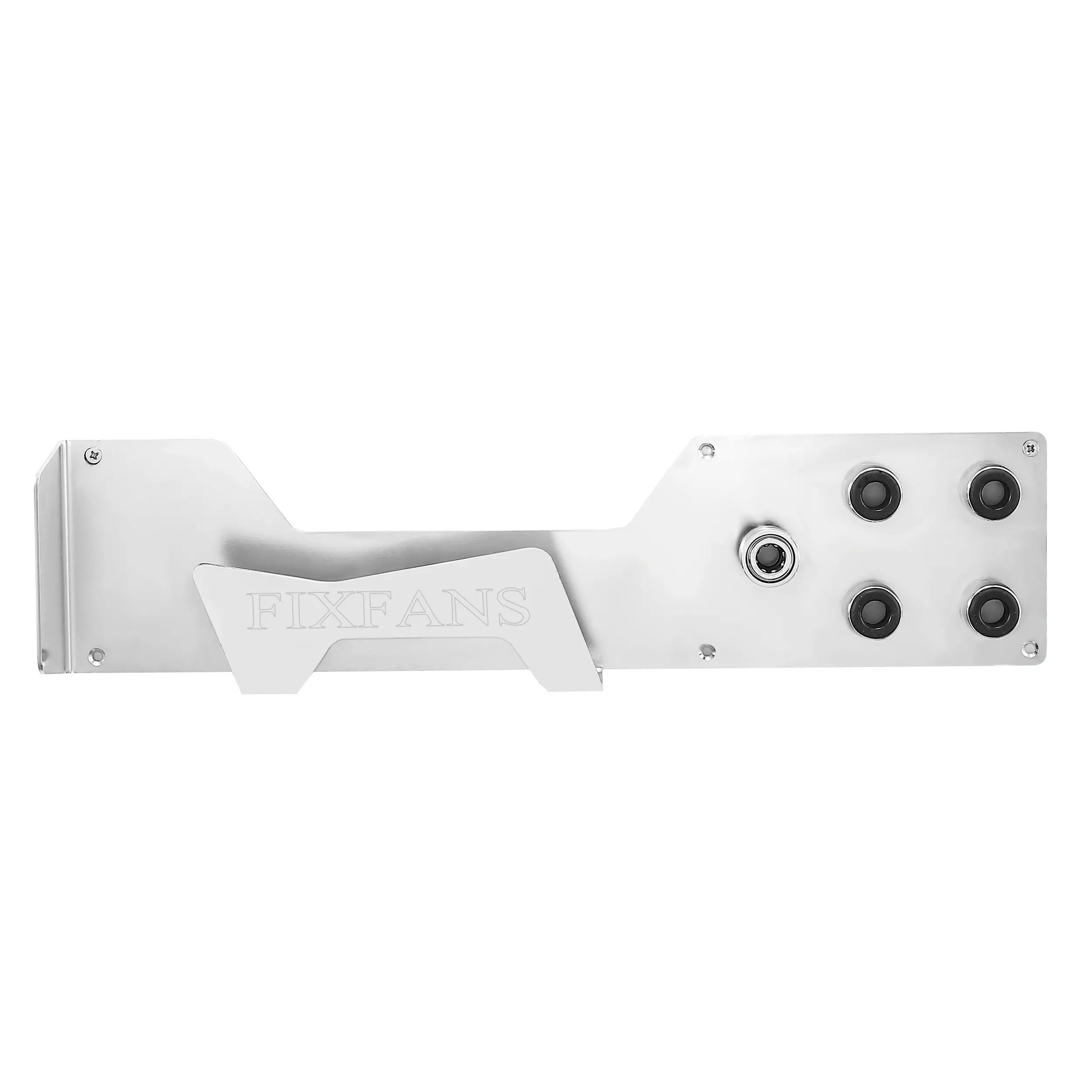 FIXFANS Heavy Duty Stainless Steel Wall-Mounted Pressure Washer Wand Holder with Screws, 1/4" Quick Connect, Space Saving Garage Tool Organizer for Nozzle Tips, Snow Foam Lance, Foam Cannon Kit, Car Wash Accessories, Moisture Resistant Father's Day Gift,