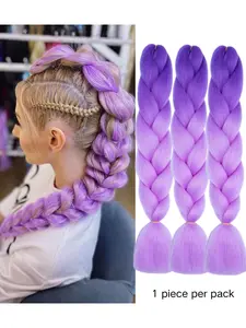 Colorful Dreadlocks Synthetic Hair Extensions, Soft Natural Look, High-Quality & Durable, Perfect for Daily Use, Versatile Design, Synthetic Hair Pieces