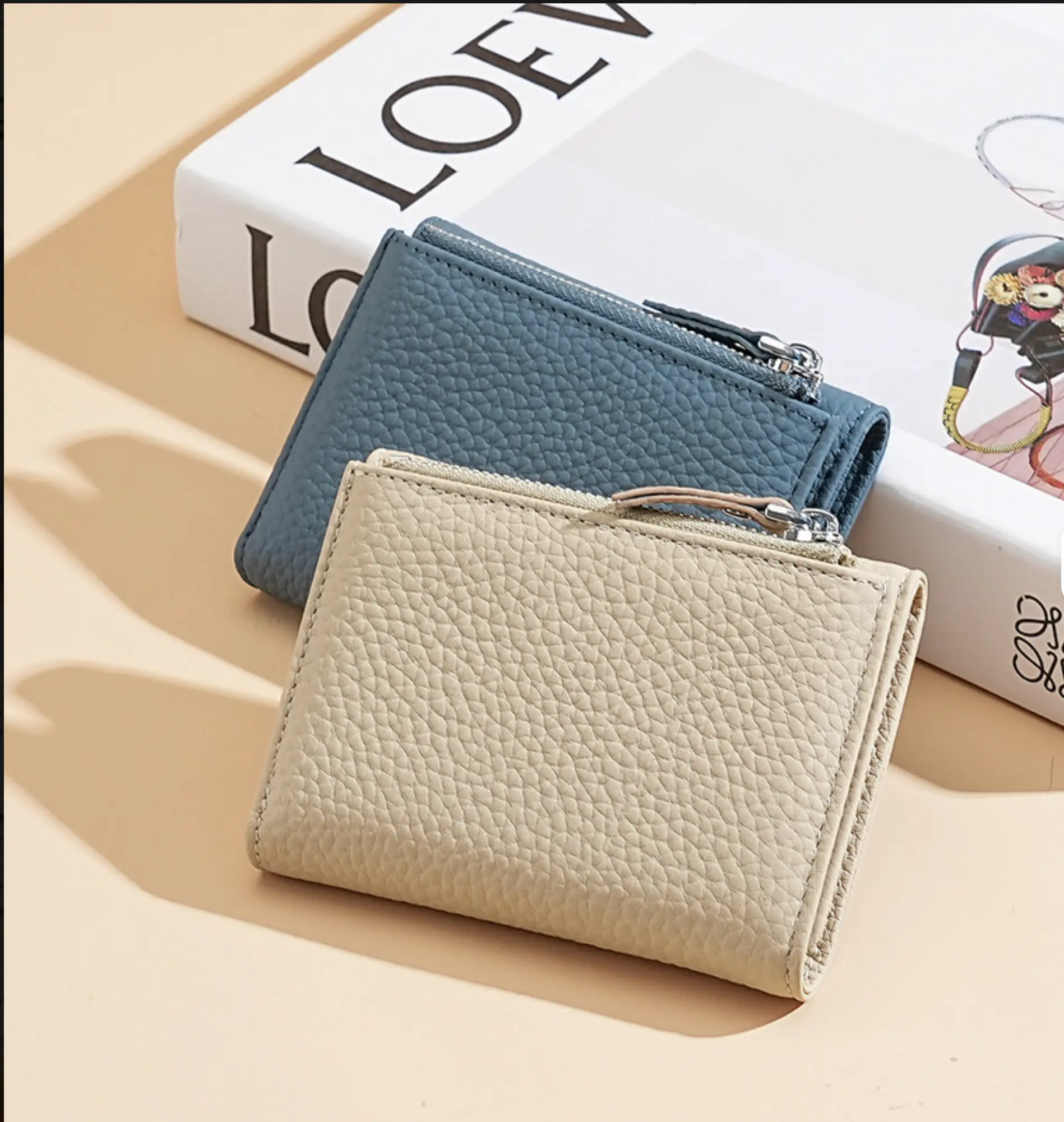 Leather Three Fold Women´s Wallet