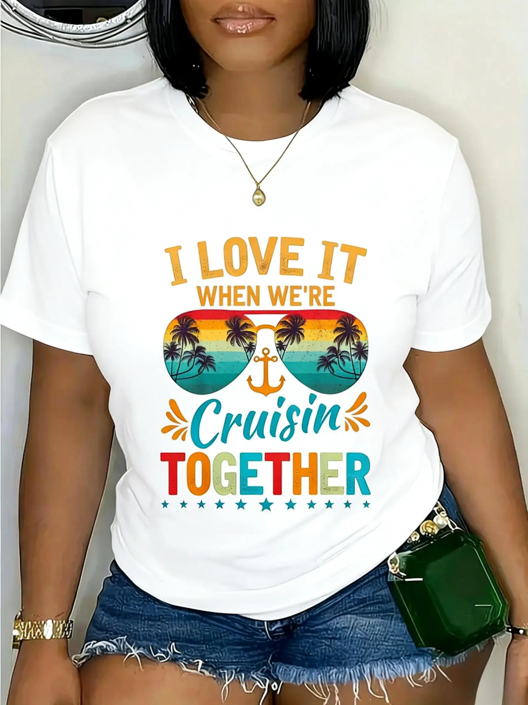 100% Cotton Cruise 2026 Outfits Family Couples Matching T-Shirt