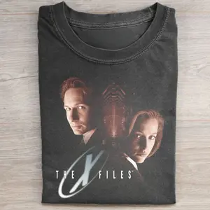 Vintage Fox Mulder and Dana Scully Graphic Tee - The X Files Movie Shirt - 90s Iconic Movies Shirt - The Truth is Out There Quotes Shirt - Retro Sci-Fi Movies Tshirt - Alien Aesthetic