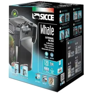 Sicce WHALE 120 Canister Filter - up to 30 gallon aquariums - 140 GPH