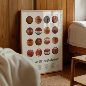 Evolution of the Basketball Poster, Basketball Wall Art, Basketball Gift, Game Room Decor, Basketball Team, Man Cave, Boys bedroom