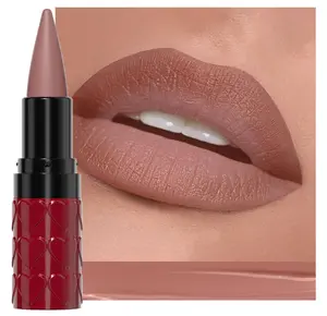evpct Real Nude Lip Liner Combo Set for Older Women Long Lasting Waterproof, Nude Gradient Matte Lipstick Lips Stick Crayon Pencil Cream Lip Liner and Lipstick Combo Makeup, Flawless Ombre Effect