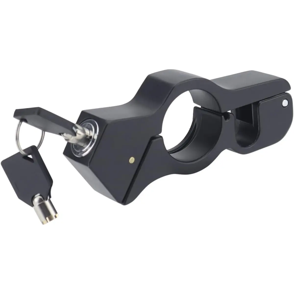 Motorcycle Locks Handlebar Grip, Heavy Duty Motorcycle Lock Anti Theft Throttle Brake Grip Lock, Theft Helmet and Brake Lock Secures Bike, Scooter, Moped, ATV