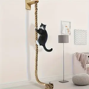 Universal cat climbing rope, cat scratching pole, large cat jumping climbing rope, cat climbing pole, cat toy