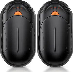 AI Hand Warmers Rechargeable 2 Pack, AI Smart Chips Electric Hand Warmers, 20Hrs Long Safe Heat, Portable Pocket Heater, Gifts for Christmas, Outdoor, Hunting, Golf, Camping Accessories